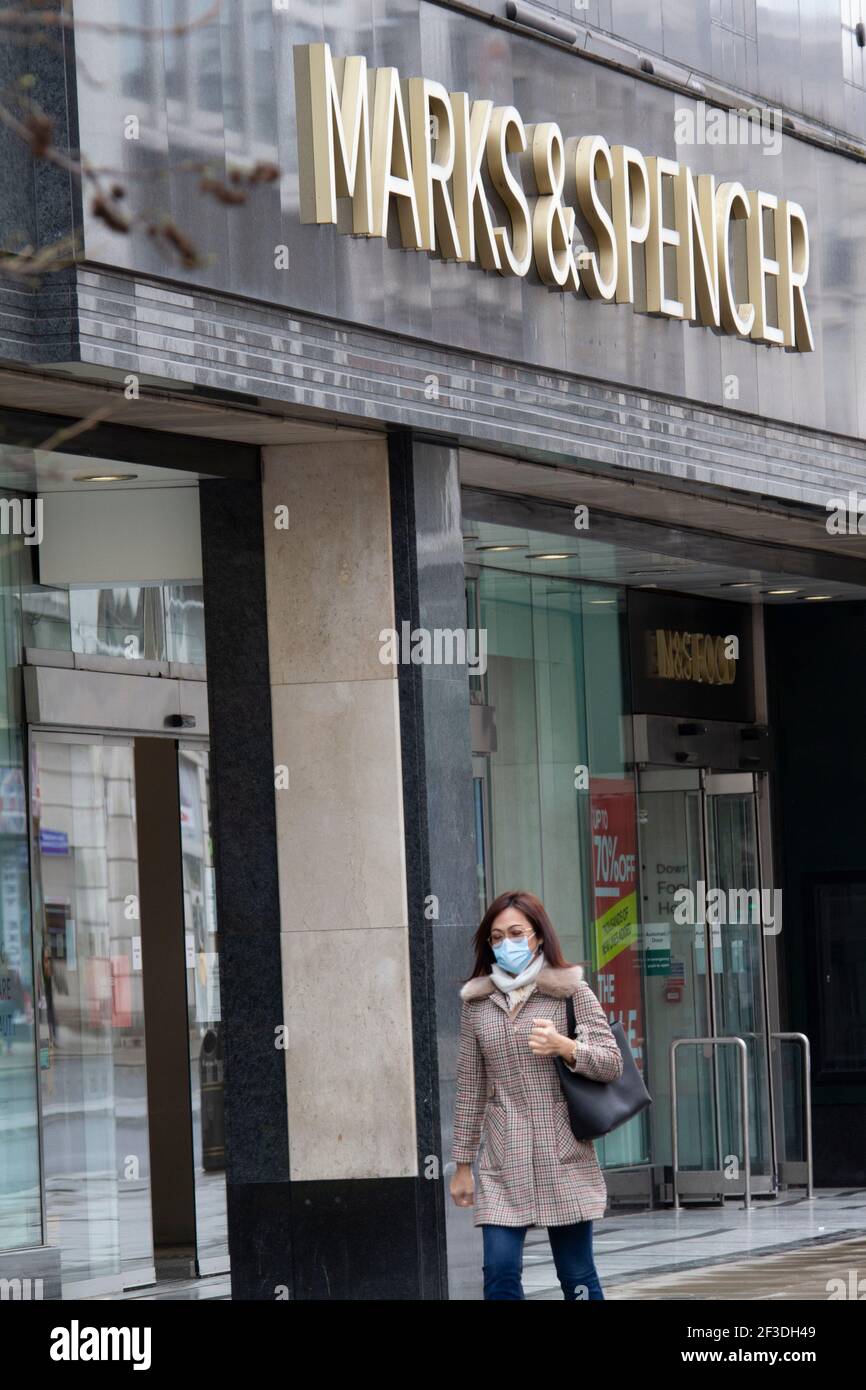 Marks and Spencer, Marks & Spencer store Oxford street, during