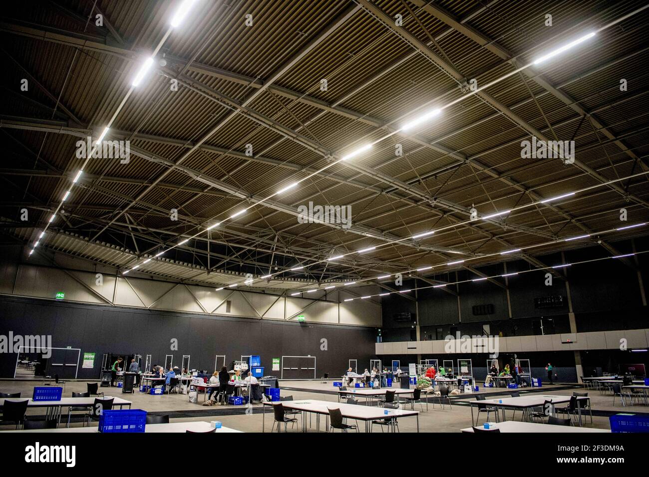 The Ahoy processes postal votes received by post. According to a 