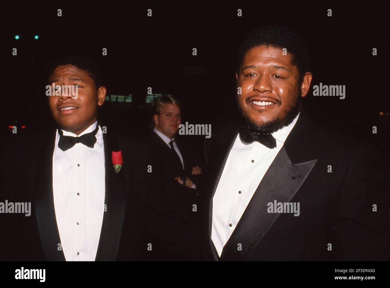 Damon Whitaker and Forest Whitaker January 1989 Credit: Ralph Dominguez