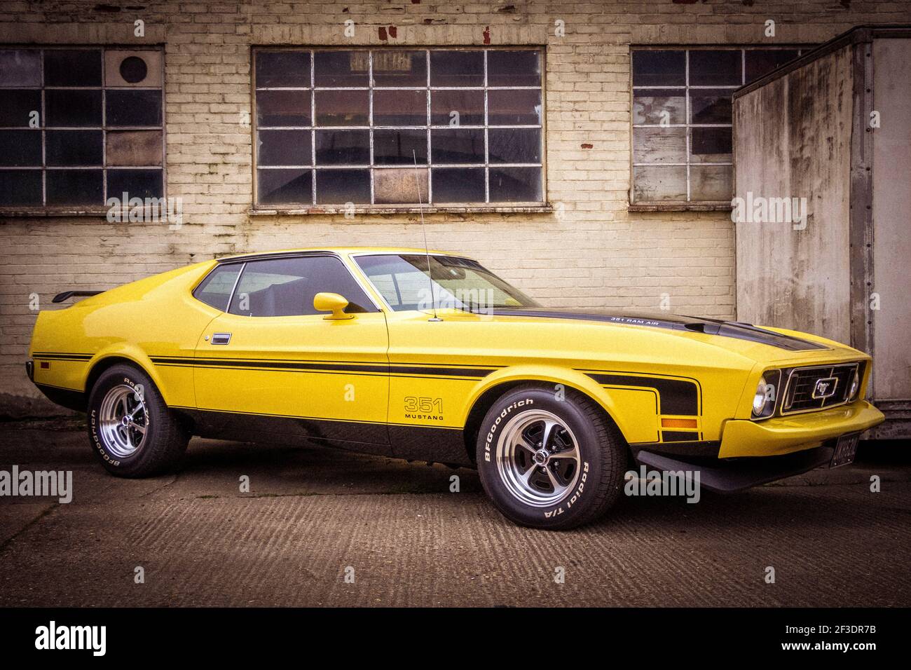 1973 Ford Mustang 351 on display at Lenwade Industrial Estate, Norfolk ...