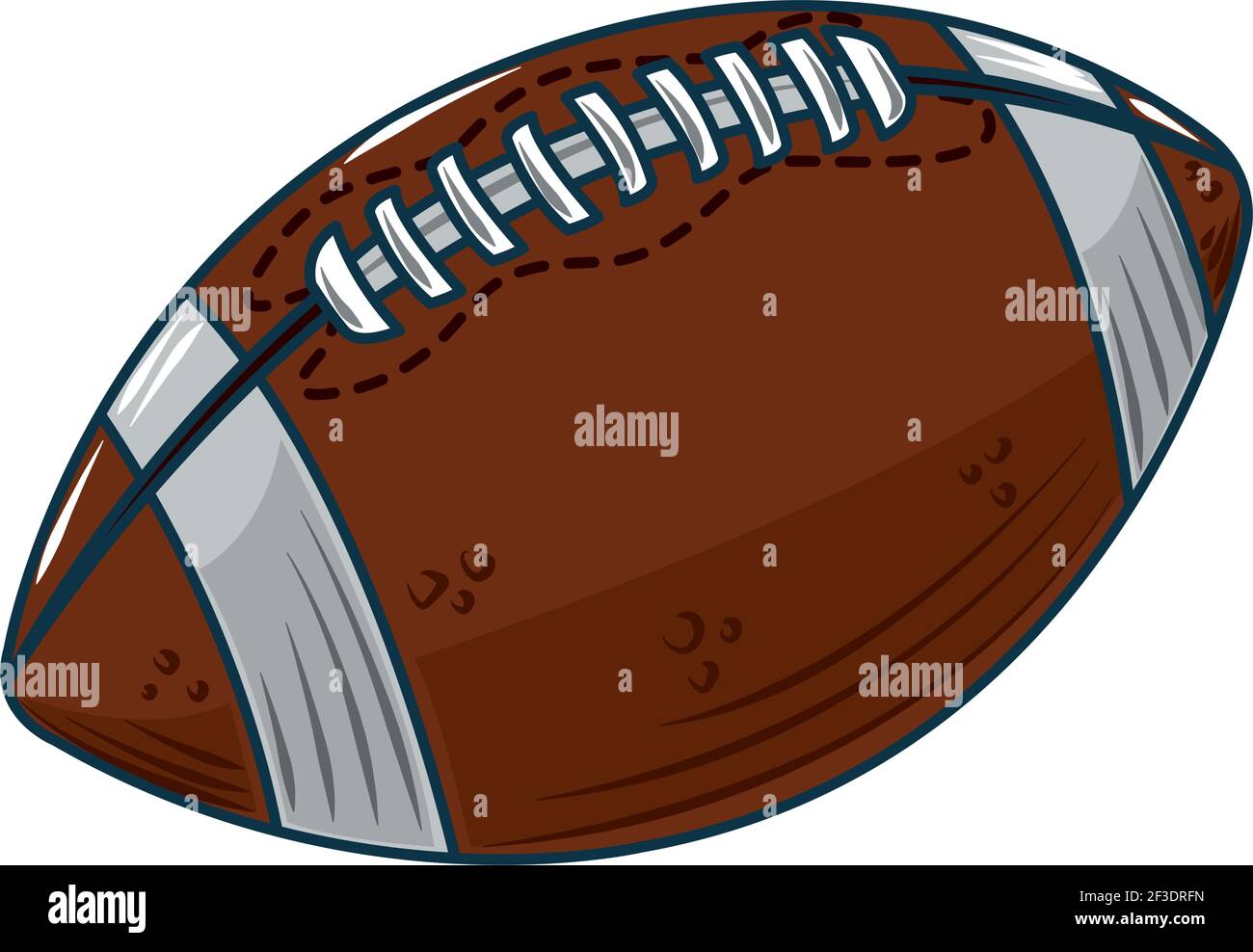 american football ball equipment isolated Stock Vector Image & Art Alamy