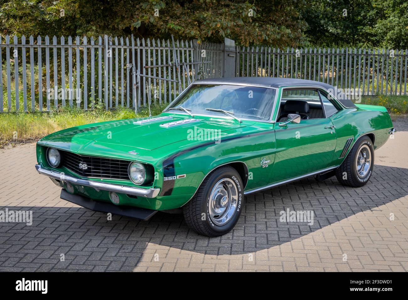 1966 Chevrolet Camaro SS on display at Lenwade Industrial Estate, Norfolk,  UK Stock Photo - Alamy