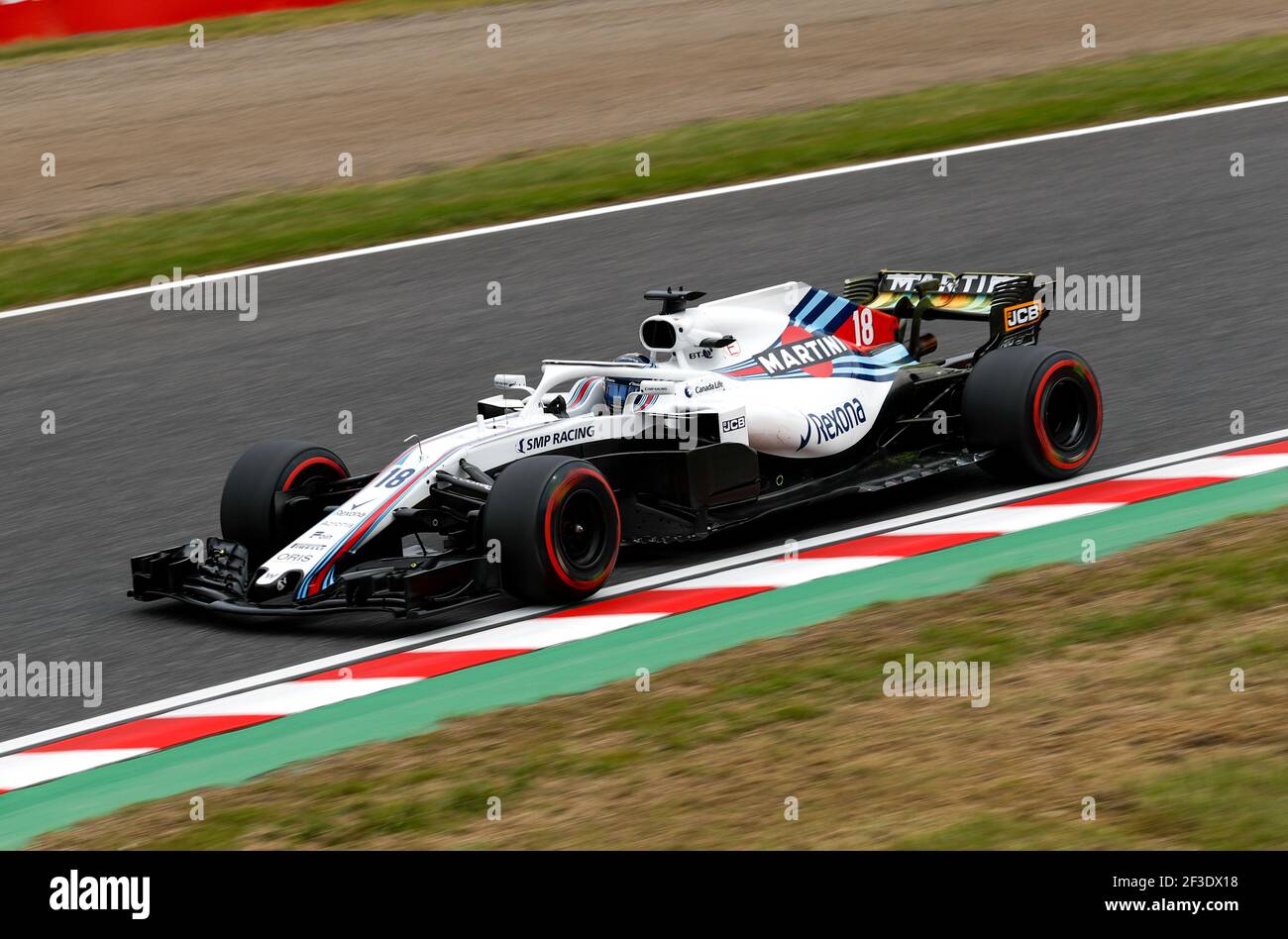 18 STROLL Lance (can), Williams F1 Mercedes FW41, action during the 2018  Formula One World Championship, Japan Grand Prix from October 4 to 7 at  Suzuka - Photo DPPI Stock Photo - Alamy