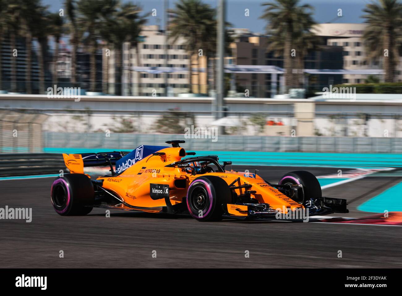 47 Norris Lando Gbr Mclaren Renault Mcl33 Action During 18 F1 Tests At Abu Dhabi Uae On November 27th 18 Photo Diederik Van Der Laan Dppi Stock Photo Alamy