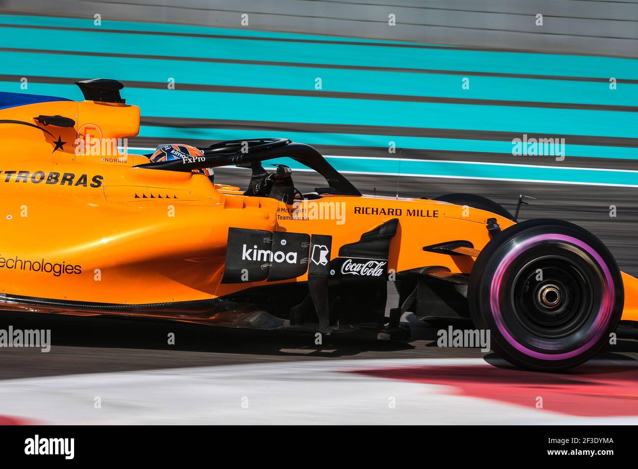 47 Norris Lando Gbr Mclaren Renault Mcl33 Action During 18 F1 Tests At Abu Dhabi Uae On November 27th 18 Photo Diederik Van Der Laan Dppi Stock Photo Alamy
