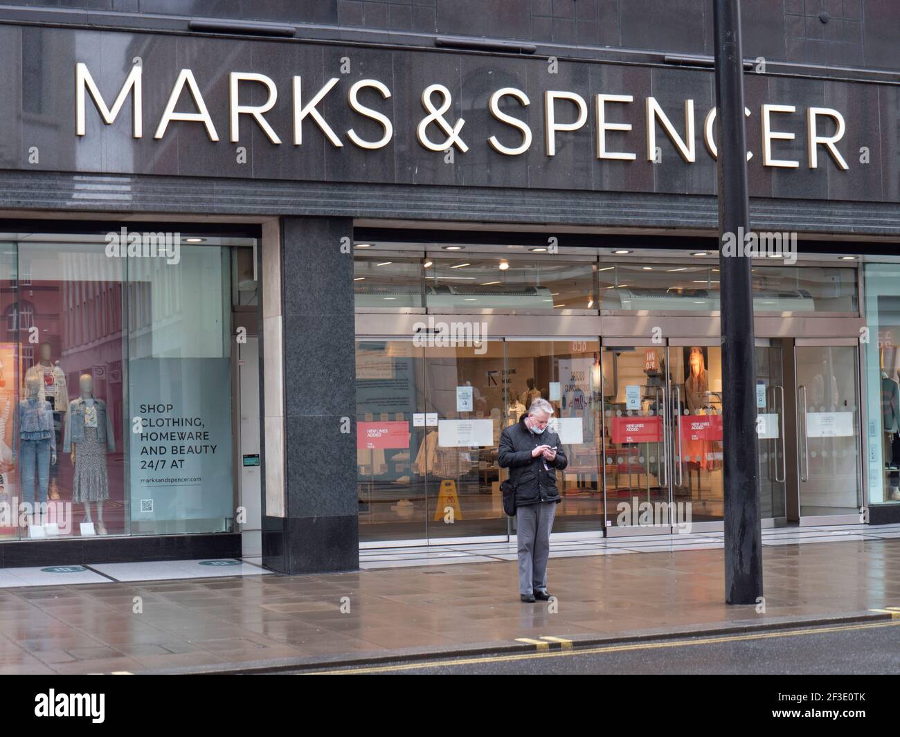 Marks and Spencer, Marks & Spencer store Oxford street, during