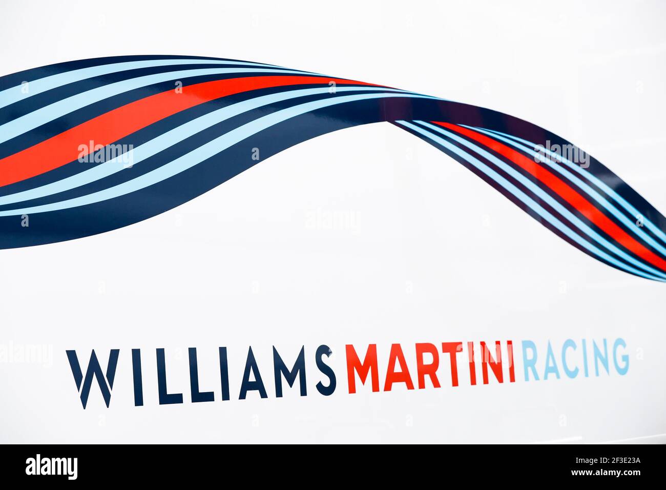 Williams Martini Racing logo during Formula 1 winter tests 2018 at  Barcelona, Spain from February 26 to March 01 - Photo Florent Gooden / DPPI  Stock Photo - Alamy
