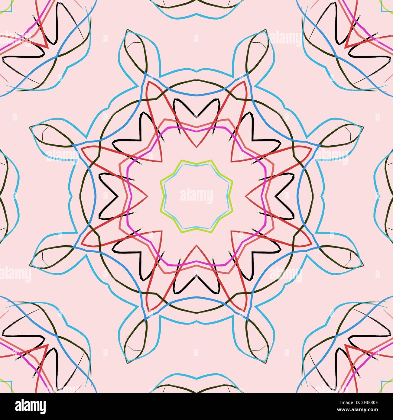 Pattern Template Color Colourful pattern design made for the usage of template and wallpaper ...