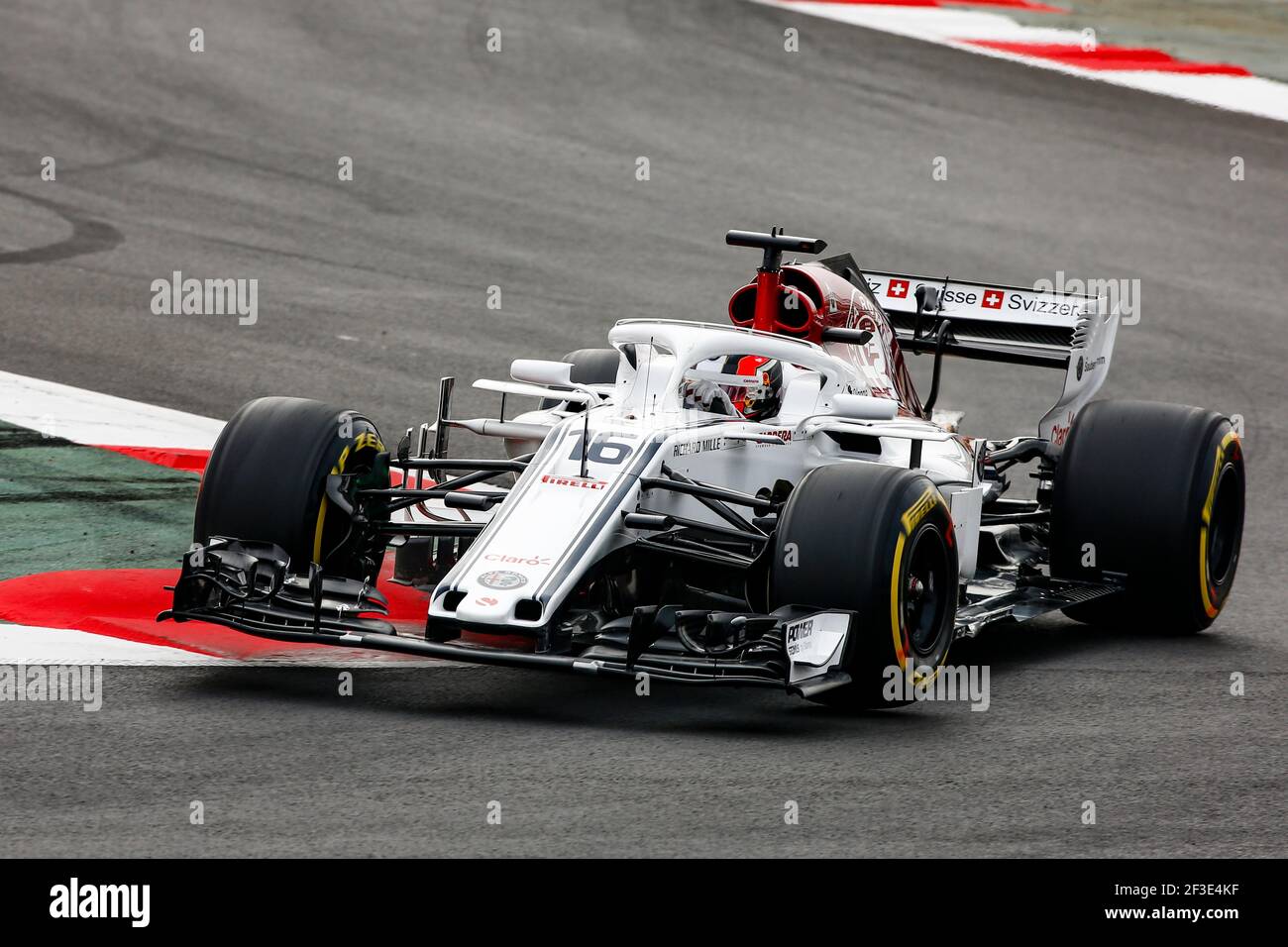 16 Leclerc Charles Mco Alfa Romeo Sauber F1 Team C37 Action During