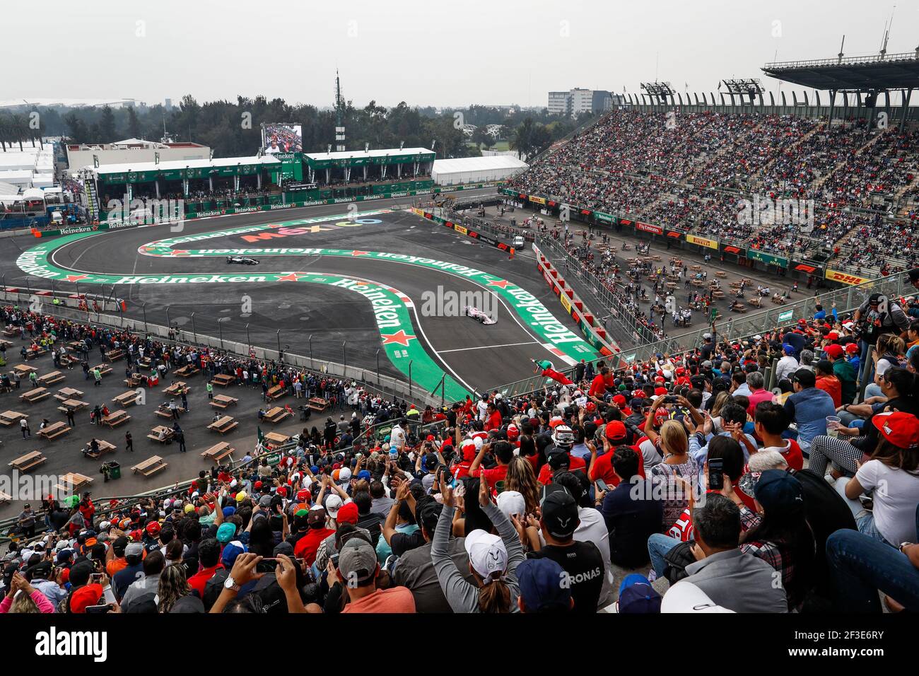 PEREZ Sergio (mex), Racing Point Force India F1 VJM11, action during ...