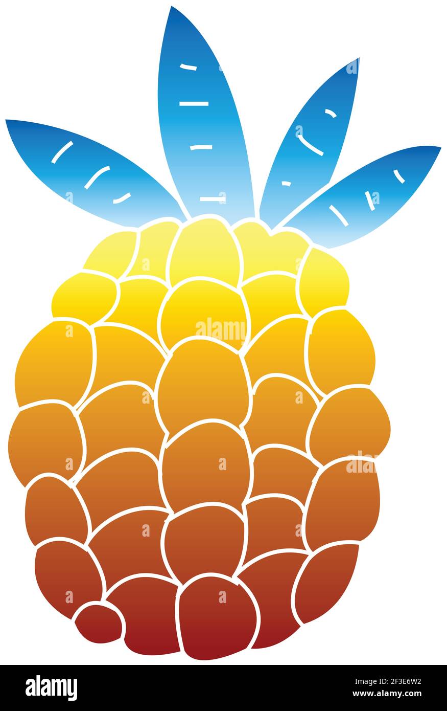 Exotic pineapple icon, cartoon style Stock Vector Image & Art - Alamy