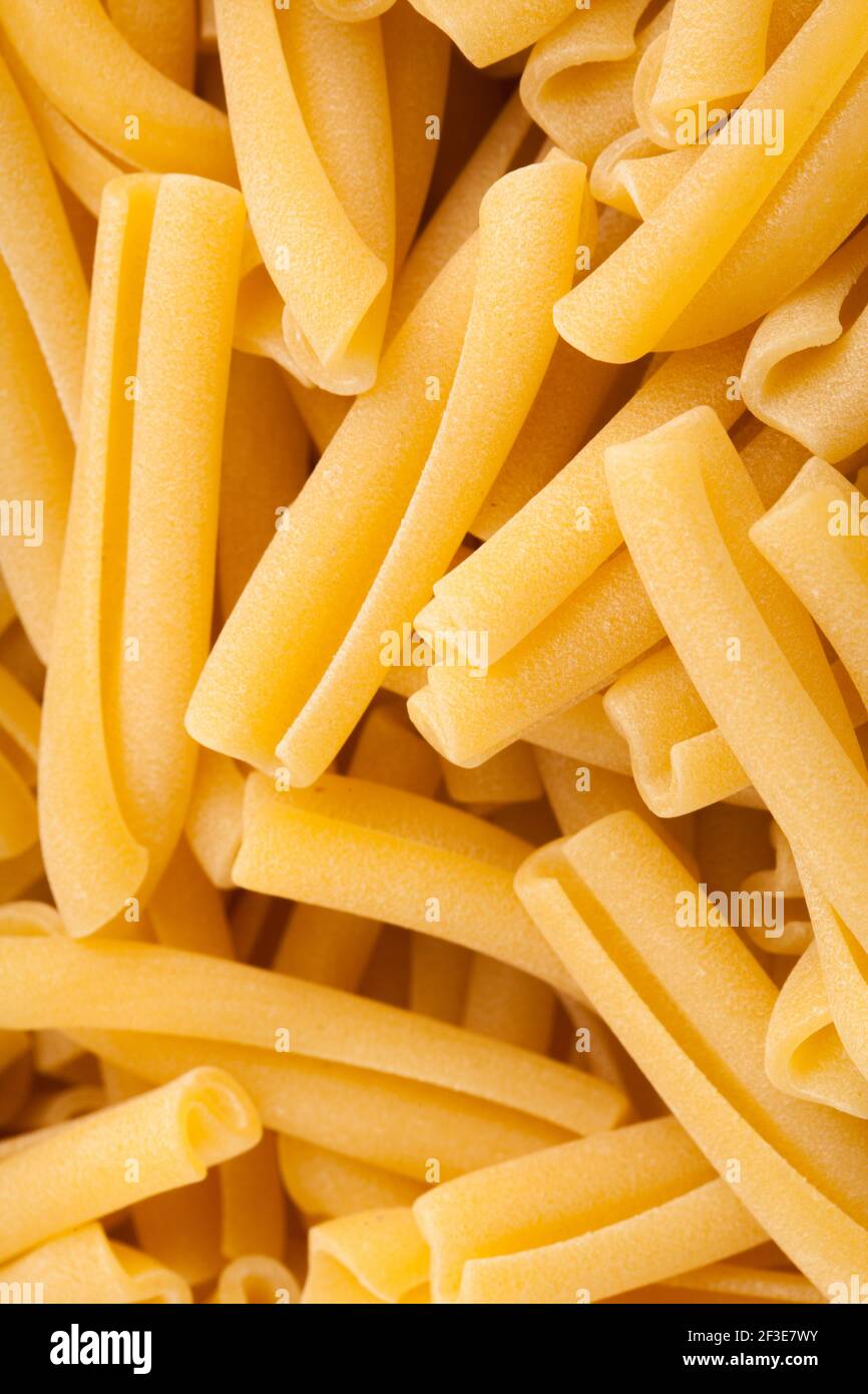 Raw Pasta texture background. High quality photo. Stock Photo