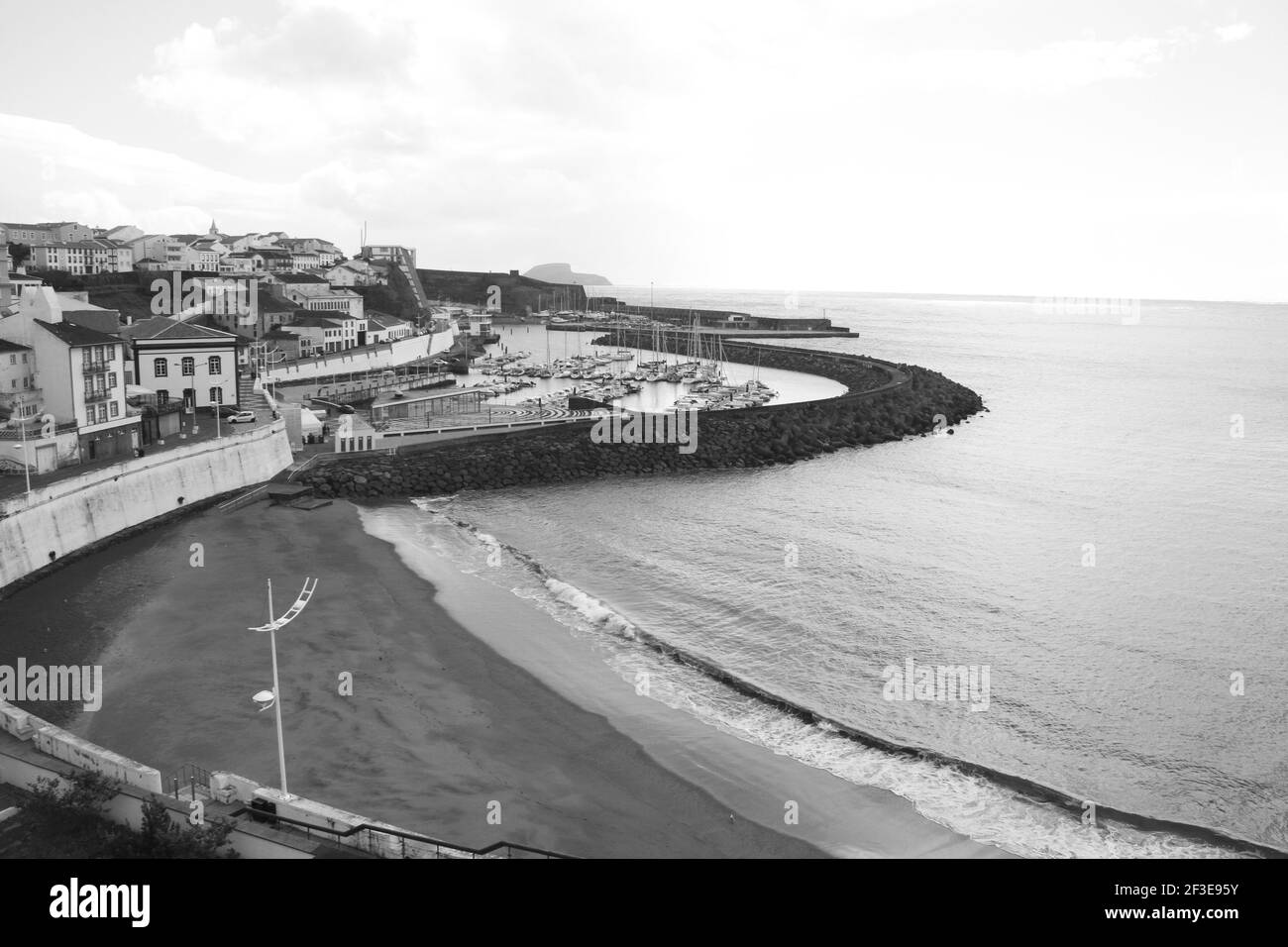 View buildings in coastal Black and White Stock Photos & Images - Alamy