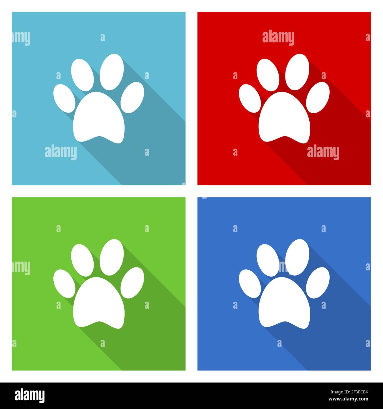 Foot icon set, flat design vector illustration in eps 10 for webdesign ...
