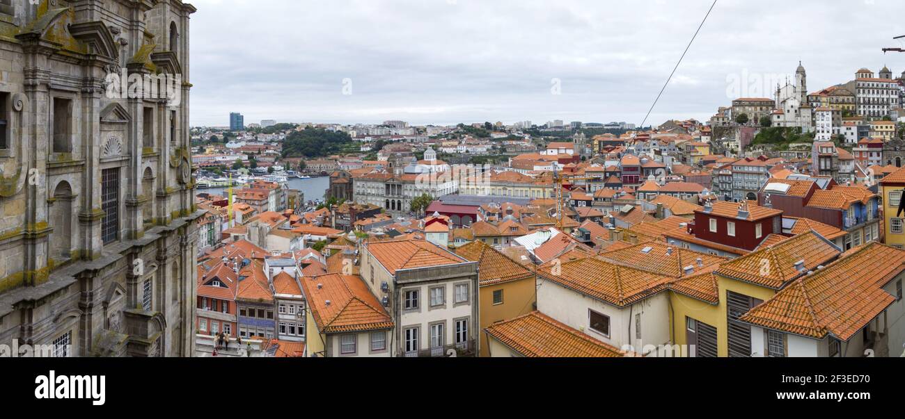 A top view shot of cityscape and architectures Stock Photo