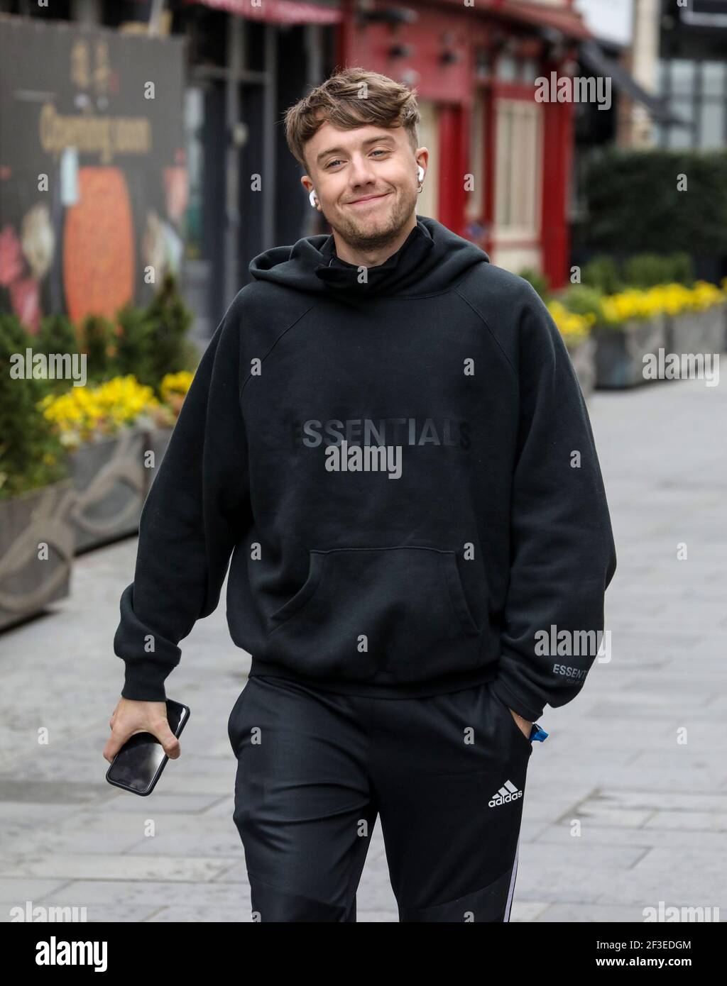 Roman Kemp seen departing from his Capital FM show at the Global Radio  Studios in London Stock Photo - Alamy