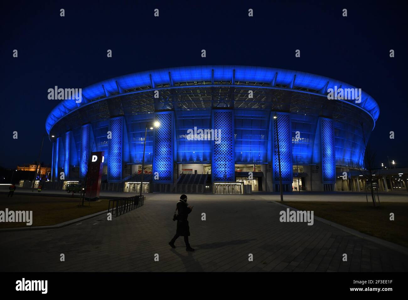 16 March 2021, Hungary, Budapest Football Champions League