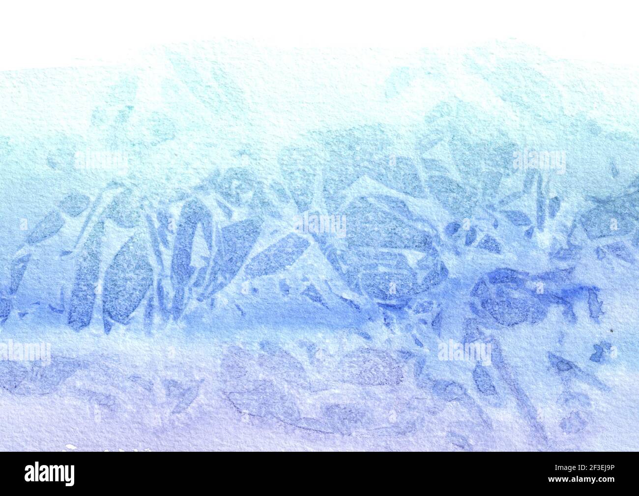 Blue watercolor background for your design, hand drawn texture Stock ...
