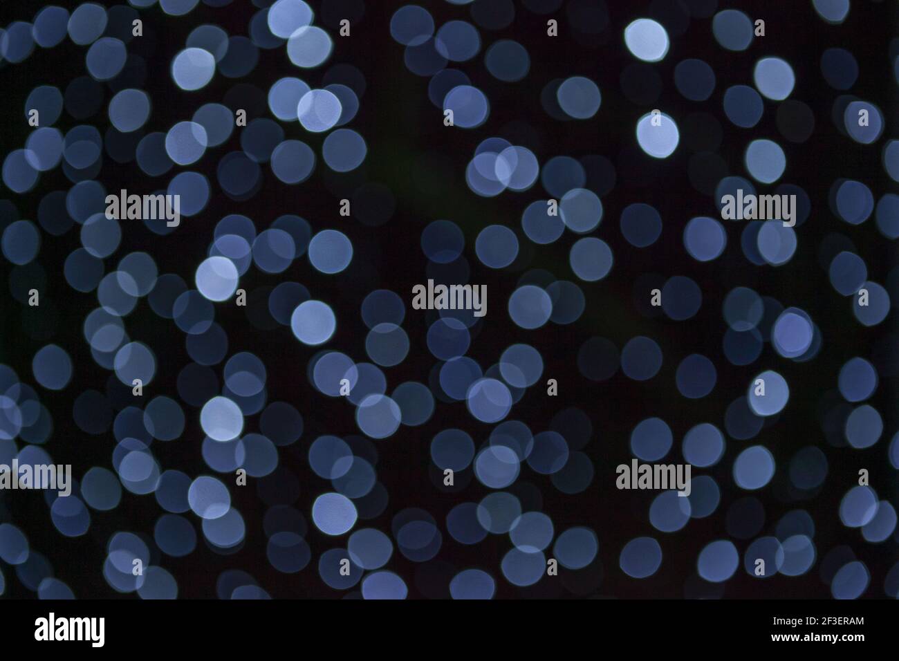 Abstract blue bokeh lights - a cool background Stock Photo - Alamy