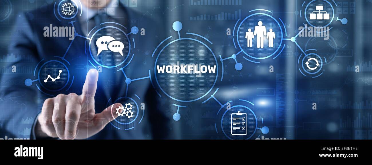 Workflow Repeatability Systematization Buisness Process. Business ...