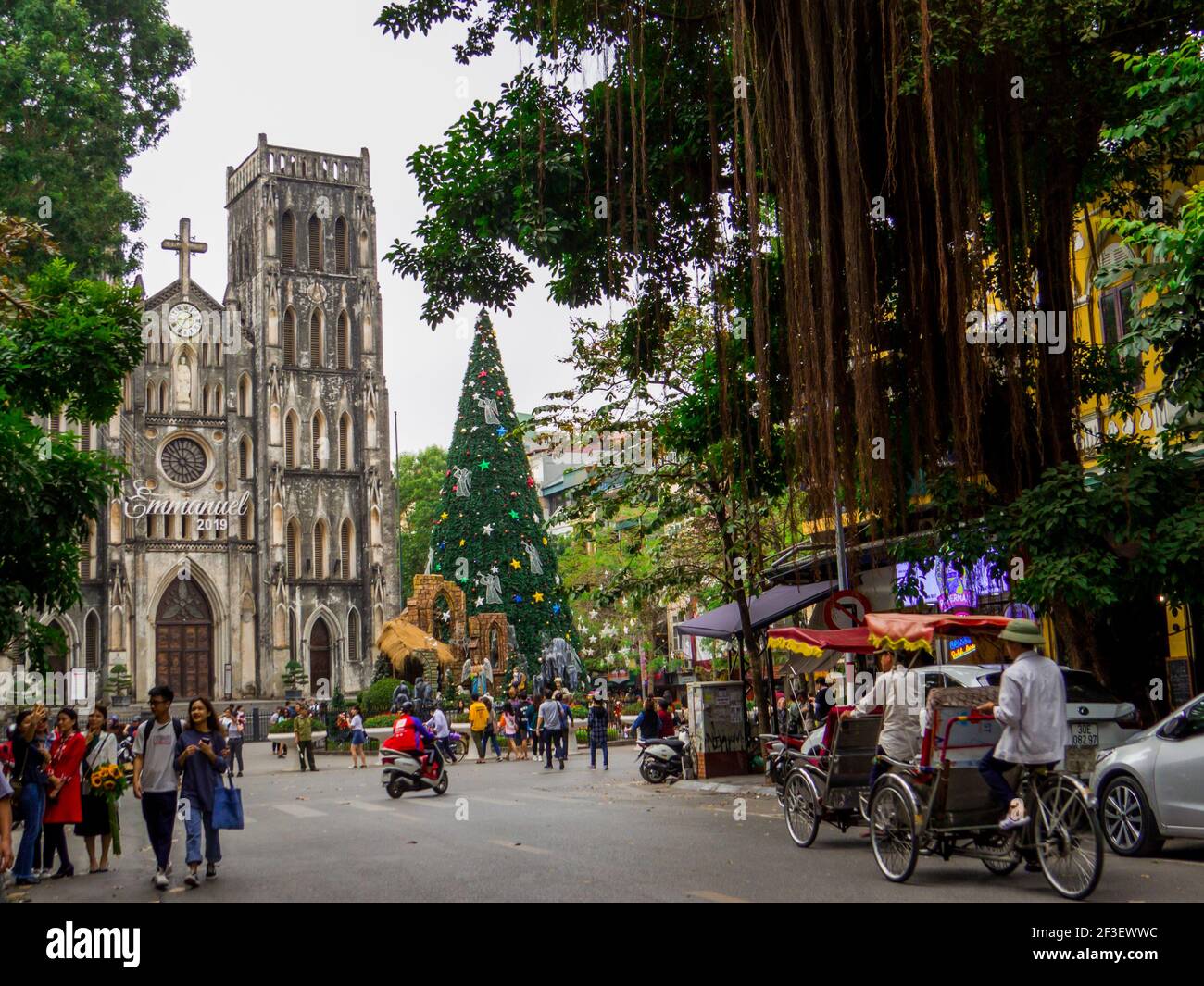 St. Joseph Cathedral, Hanoi, Vietnam Stock Photo