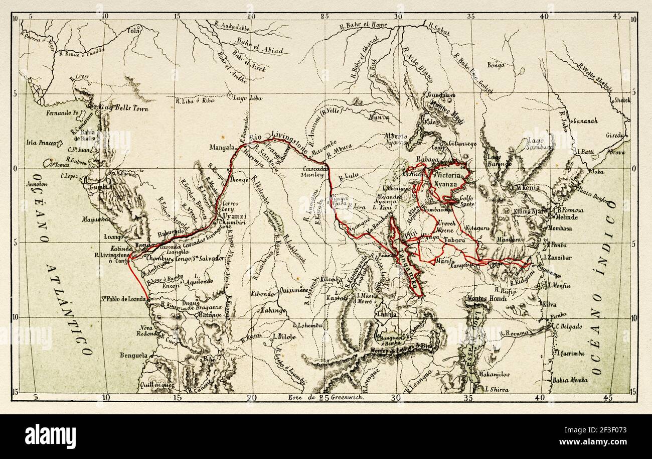 Exploration and cartography of the Congo River (1874-1877) Travel to 