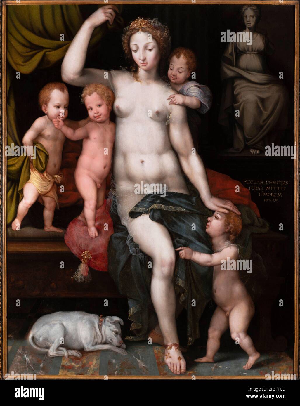 Allegory of Perfect Love, c.1540. Private Collection. Stock Photo