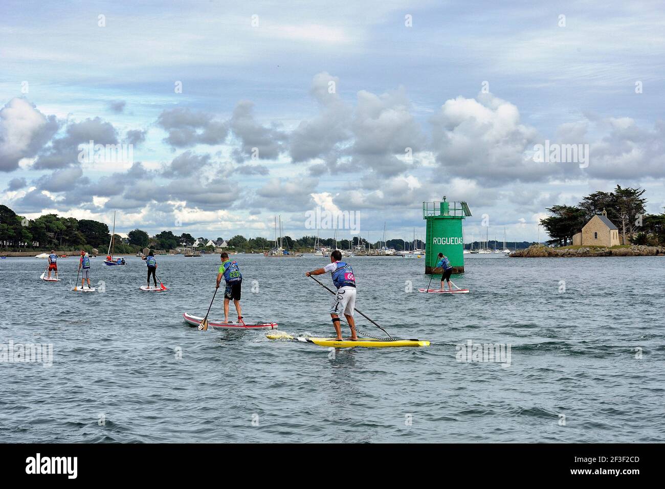 Illustration of the Morbihan Paddle Trophy held in Vannes, West France