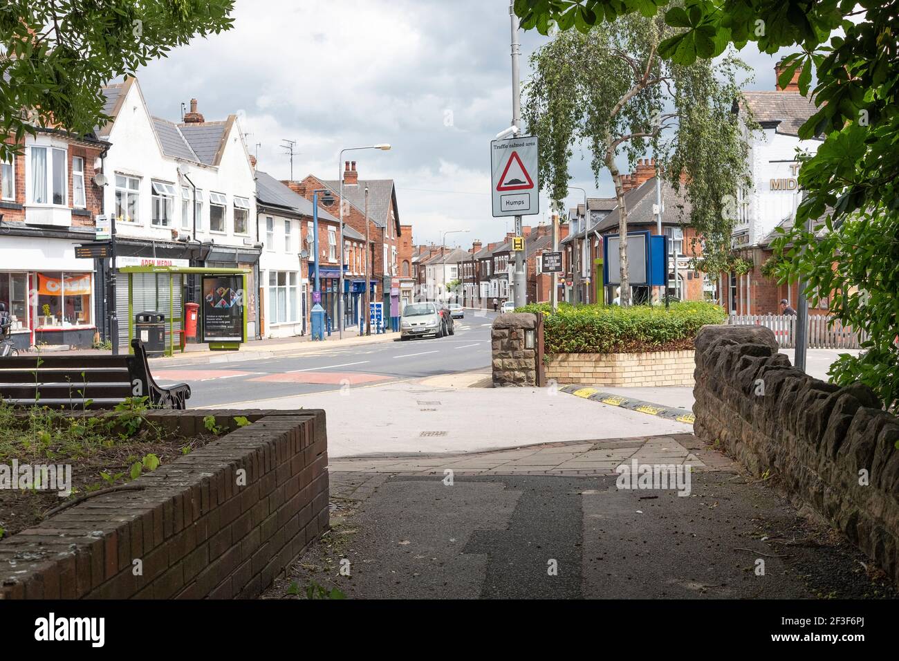 Main road and shops in Stapleford, Nottinghamshire, UK Stock Photo Alamy