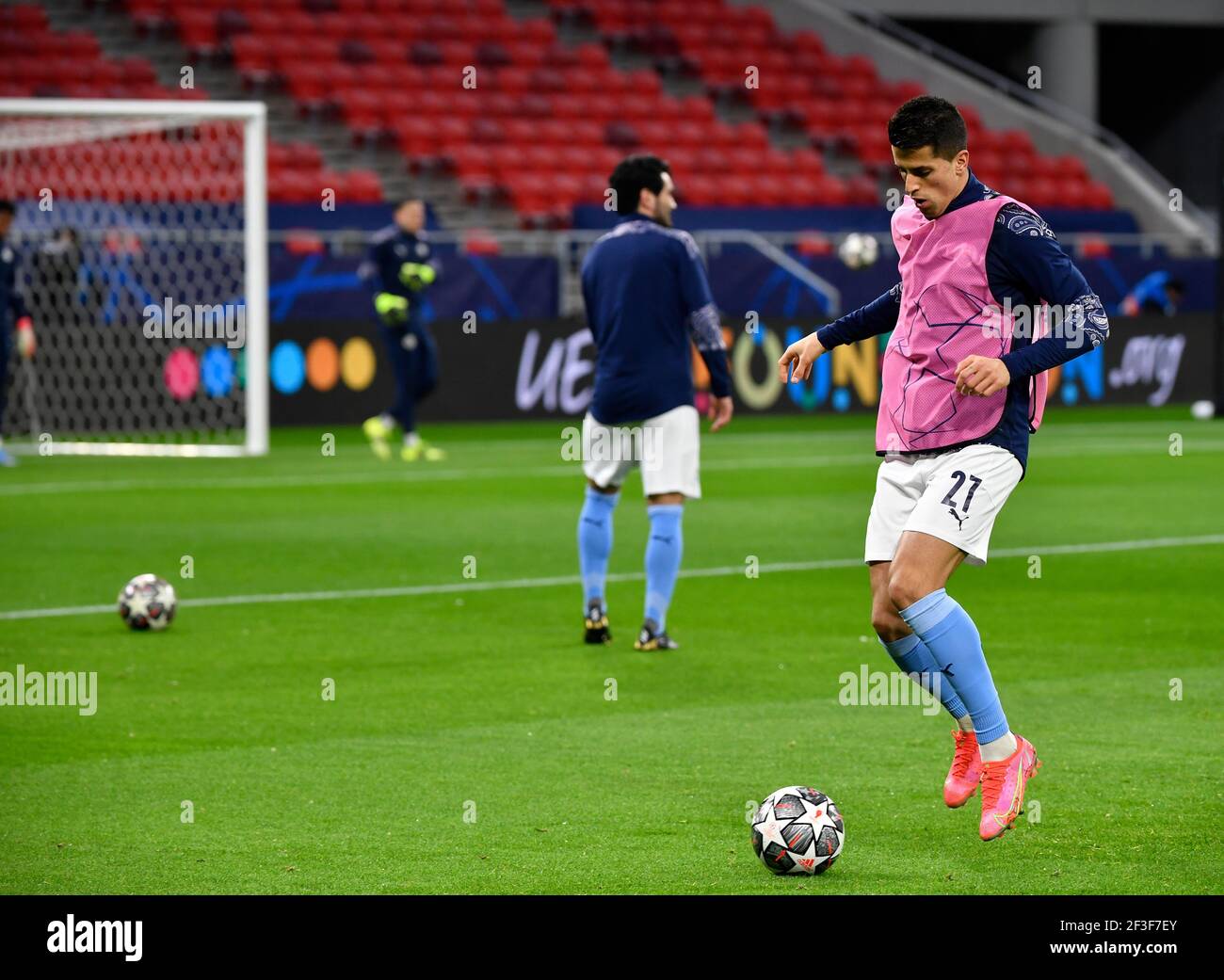 João Cancelo #27 of Manchester City during the game Stock Photo