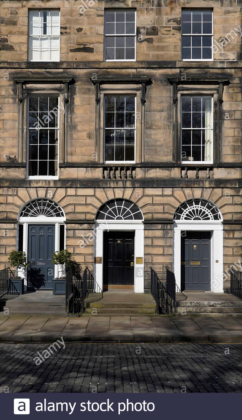 Edinburgh housing row hires stock photography and images Alamy