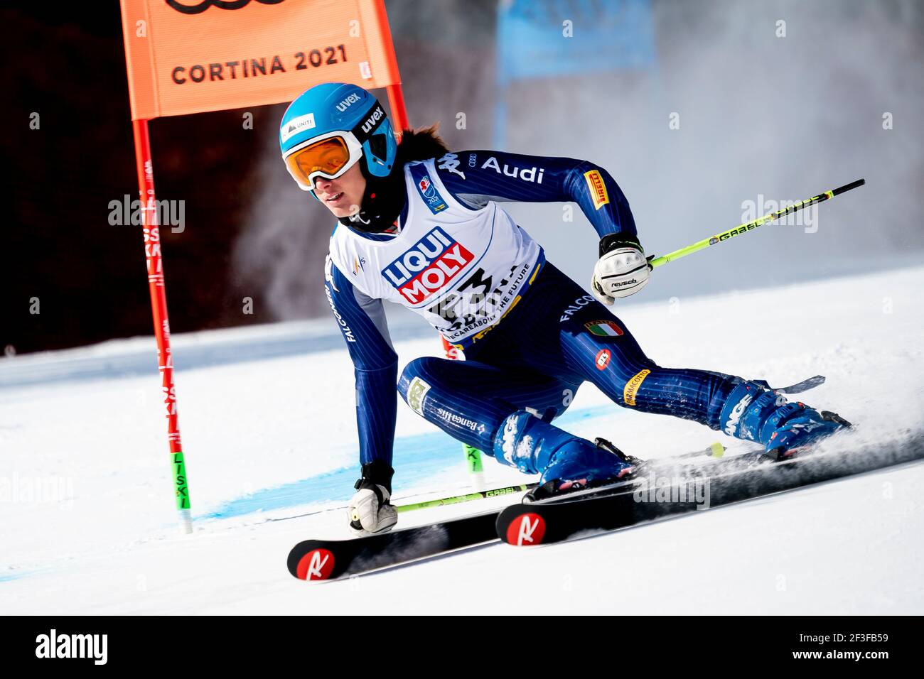 Cortina d'Ampezzo, Italy 18 February 2021 PIZZI Eleonora of Italy