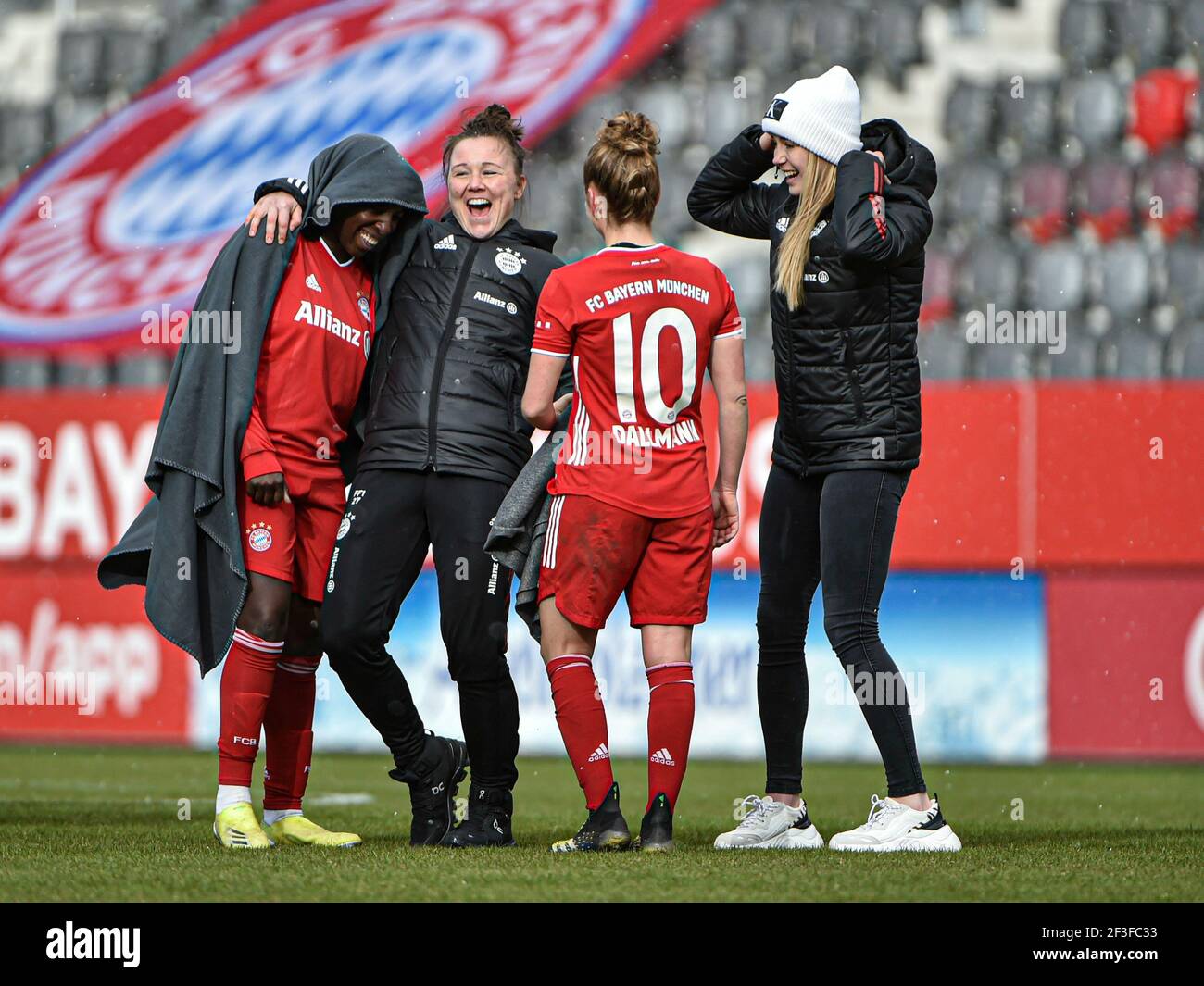 Munich, Germany. 14th Mar, 2020. Asseyi, Vivi (FC Bayern Muenchen 18) in action during the Flyeralarm Frauen Bundesliga match between FC Bayern Munich and SGS Essen at FC Bayern Campus in Bayern, Germany. Credit: SPP Sport Press Photo. /Alamy Live News Stock Photo