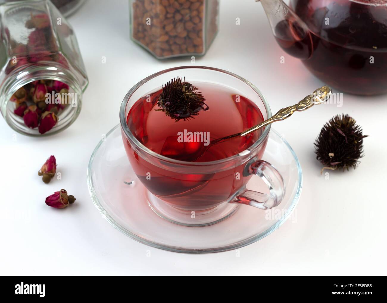 Homemade herbal tea. A remedy that boosts immunity and relieves stress