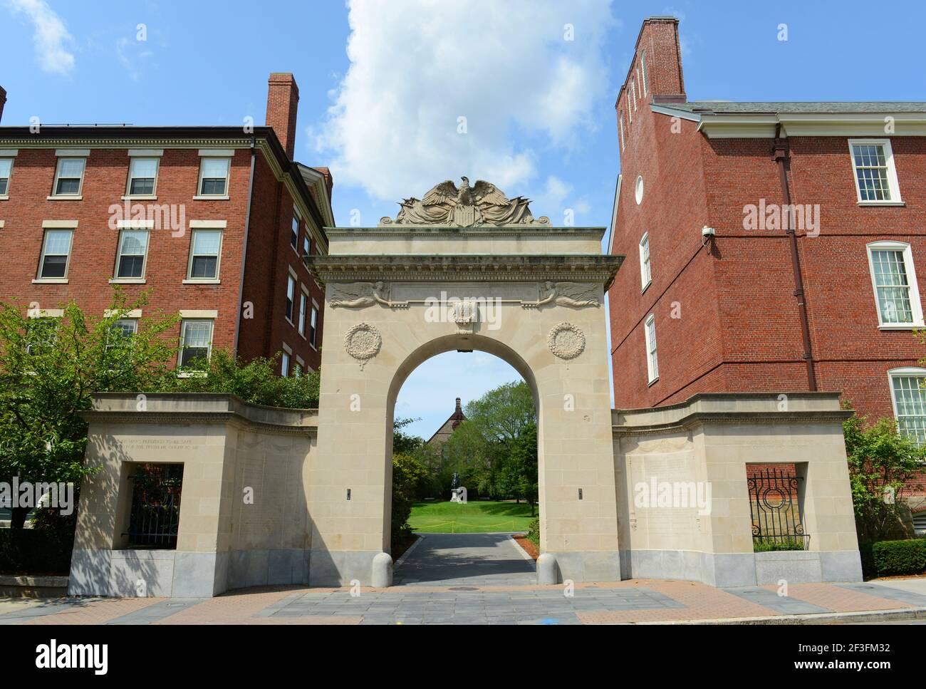 Brown University main gate, Providence, Rhode Island RI, USA Stock Photo Alamy