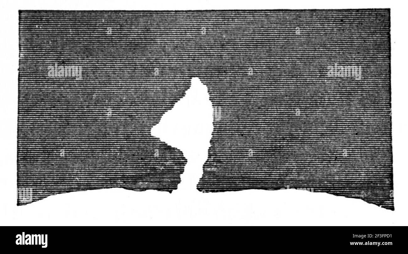 Huggins first observation of a prominence Stock Photo - Alamy