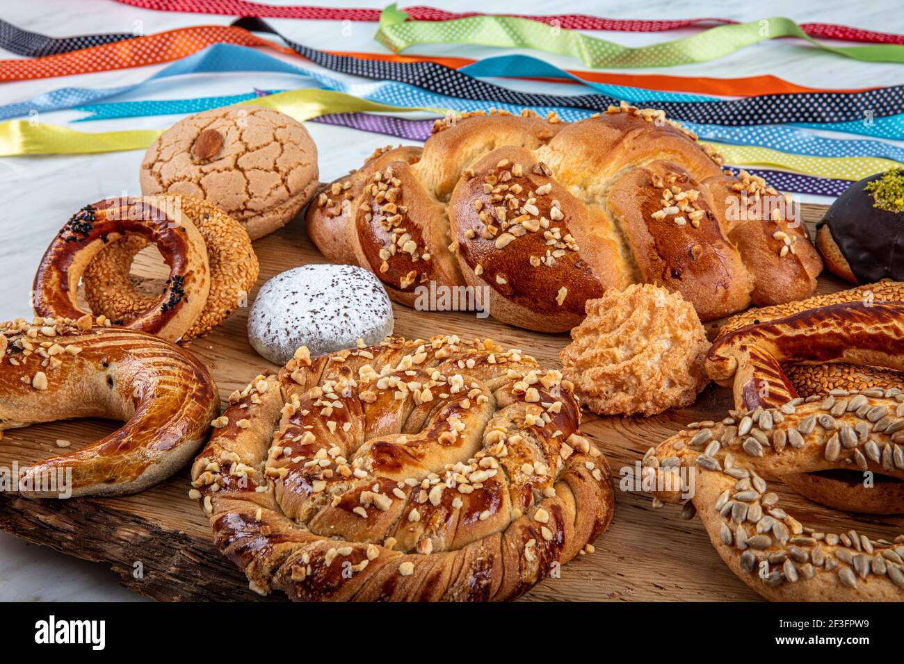 Turk Coregi Traditional delicious turkish muffin(ay coregi) and cookies. Turkish ...