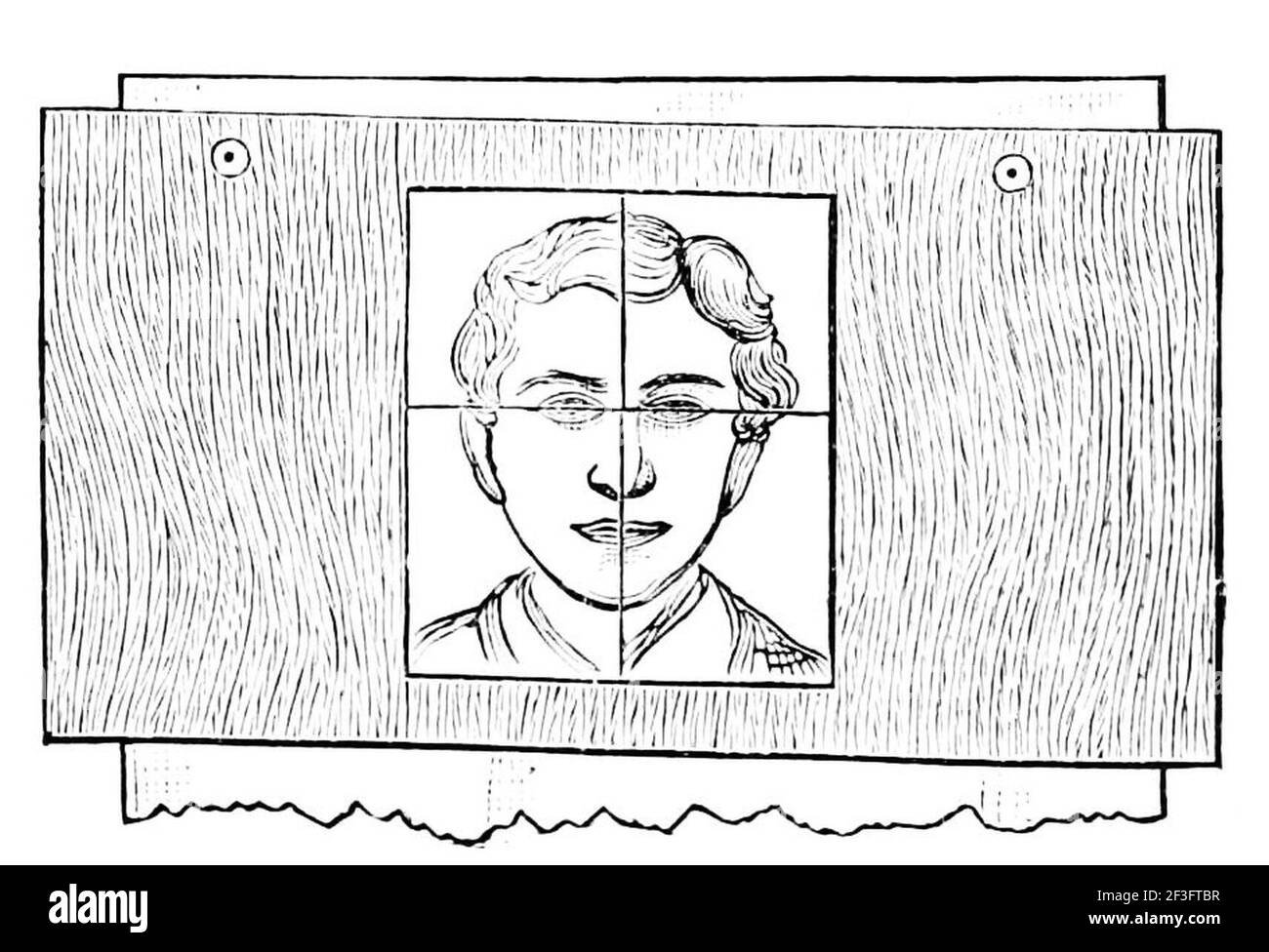 Step one in assembling a composite photograph. Stock Photo