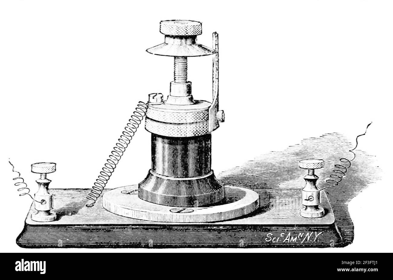 The edison carbon rheostat Stock Photo Alamy