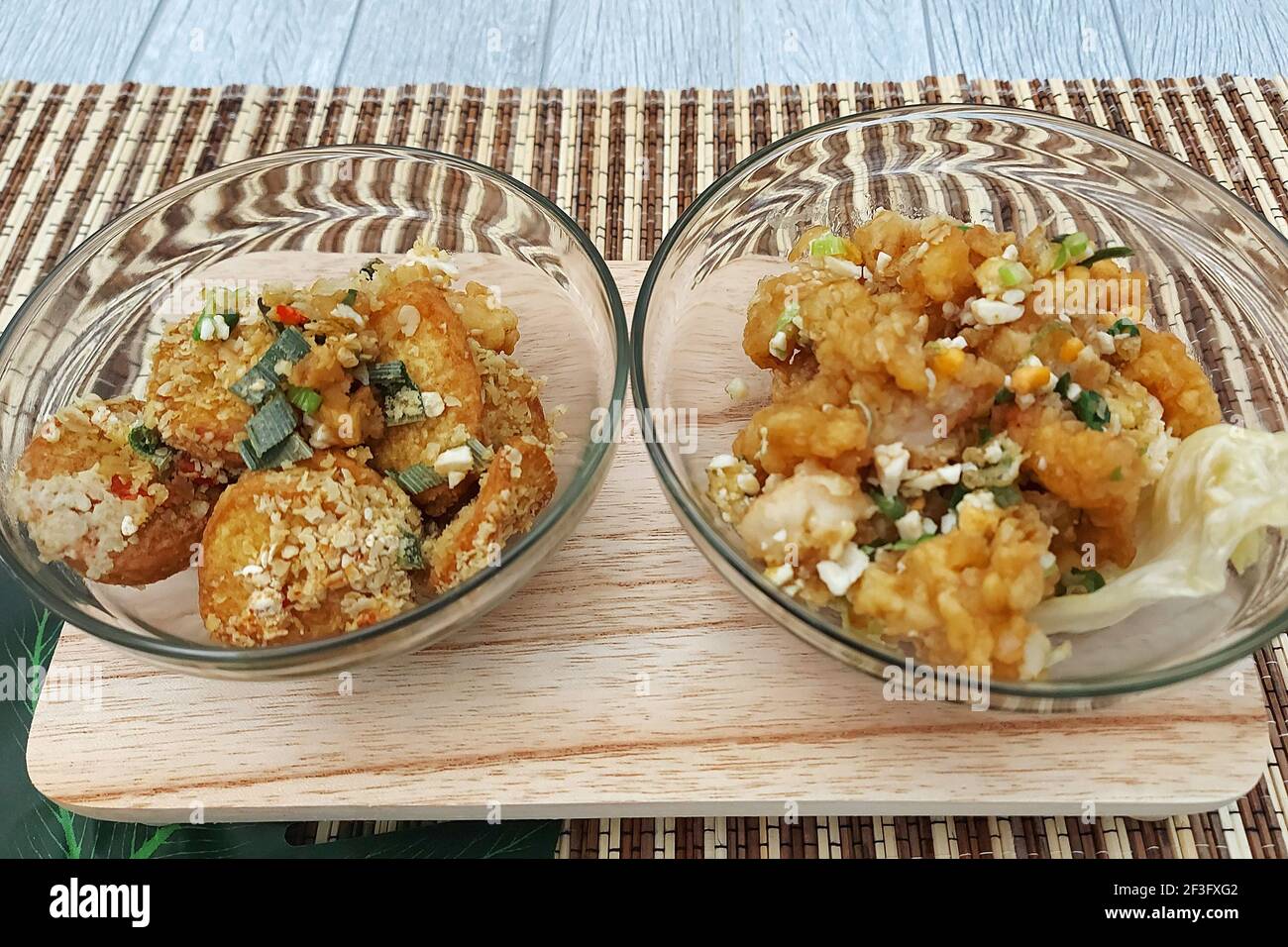 Tofu Shrimp Chinese Food, Jakarta, Indonesia Stock Photo - Alamy