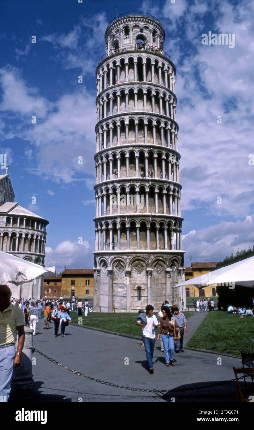 The Leaning Tower of Pisa, Italy Stock Photo