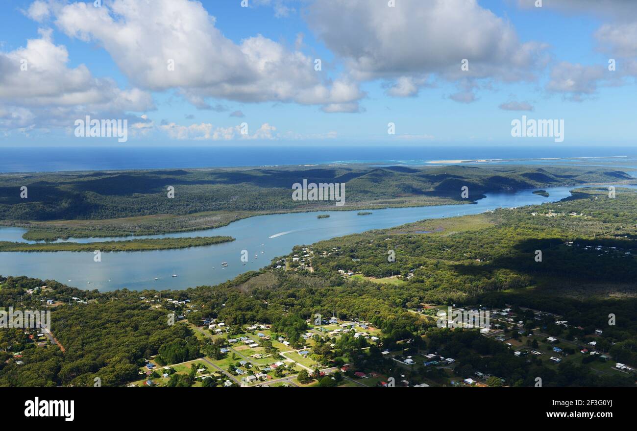 Aerial view of Russel island in Queensland, Australia Stock Photo Alamy