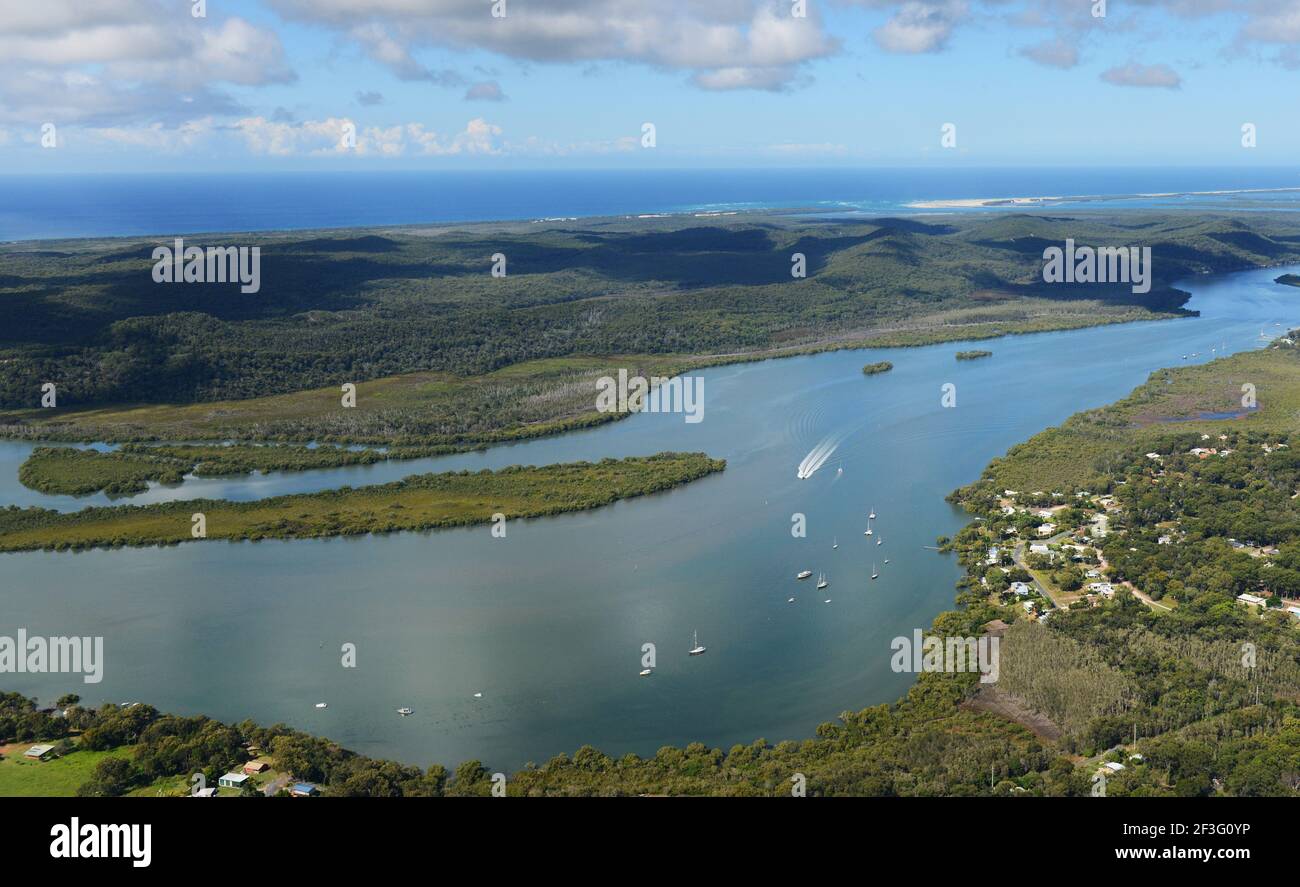 Aerial view of Russel island in Queensland, Australia Stock Photo Alamy