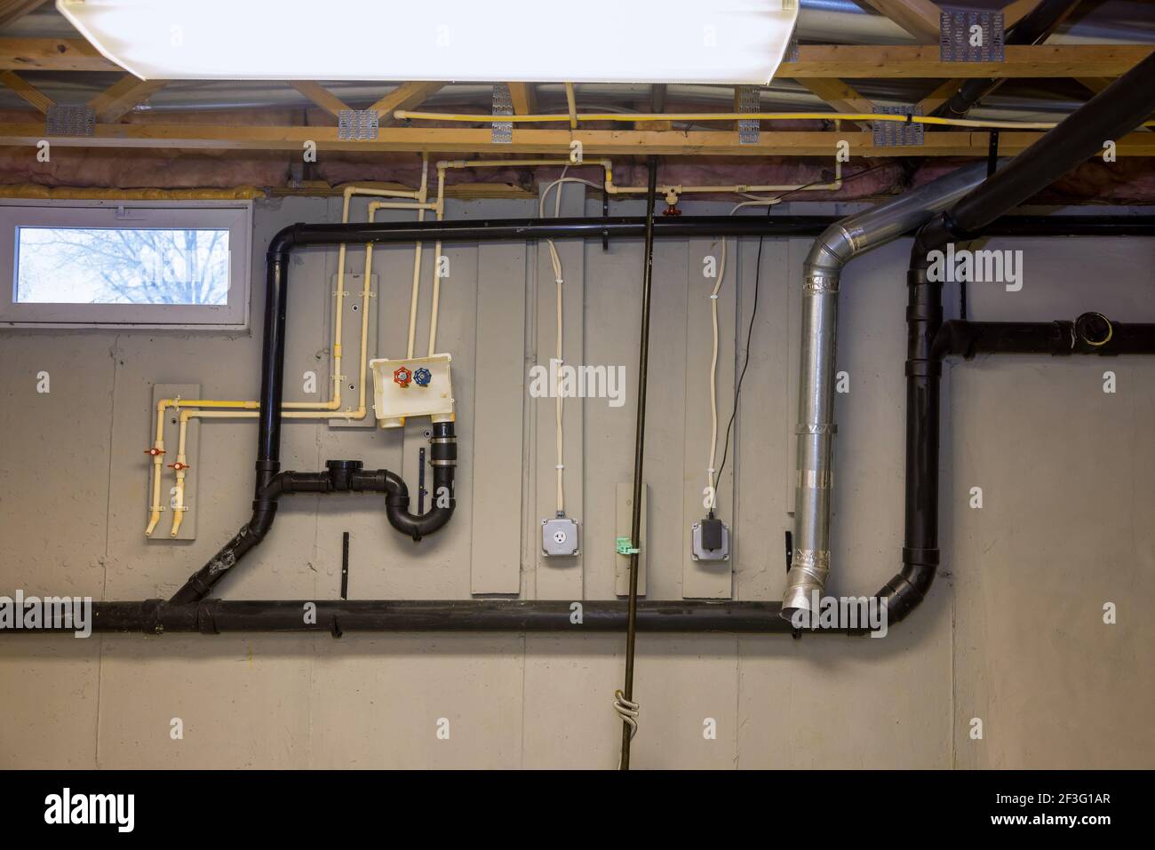 Sewage Disposal is required before an upper rough plumbing inspection ...
