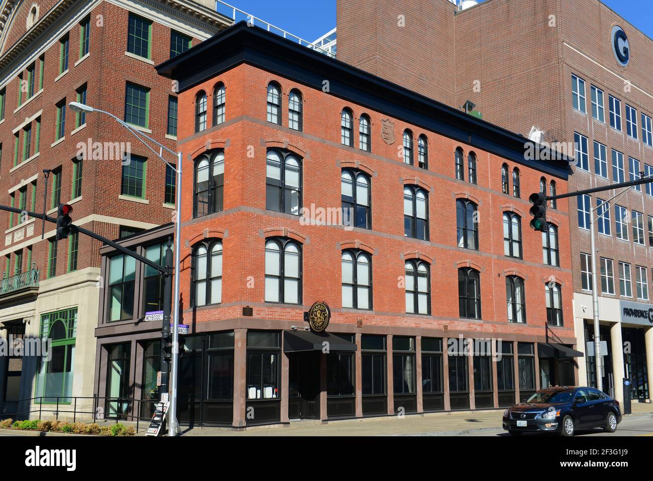 Teste Block was built in 1860 at Dorrance Street in downtown Providence ...