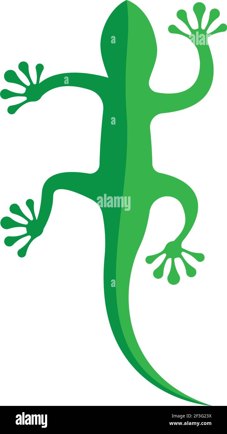 Lizard logo template vector icon illustration design Stock Vector Image ...