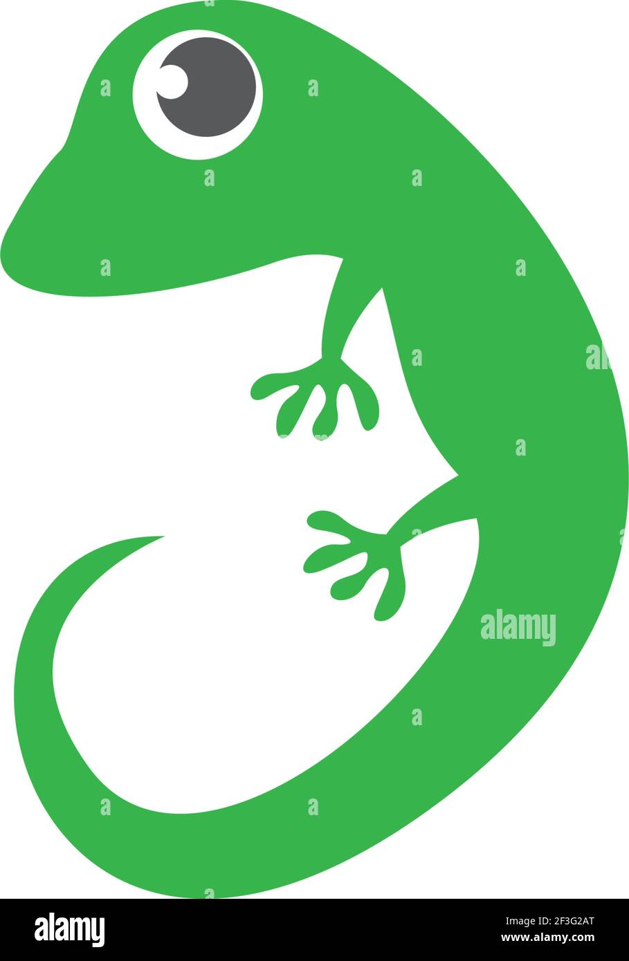 Lizard logo template vector icon illustration design Stock Vector Image ...