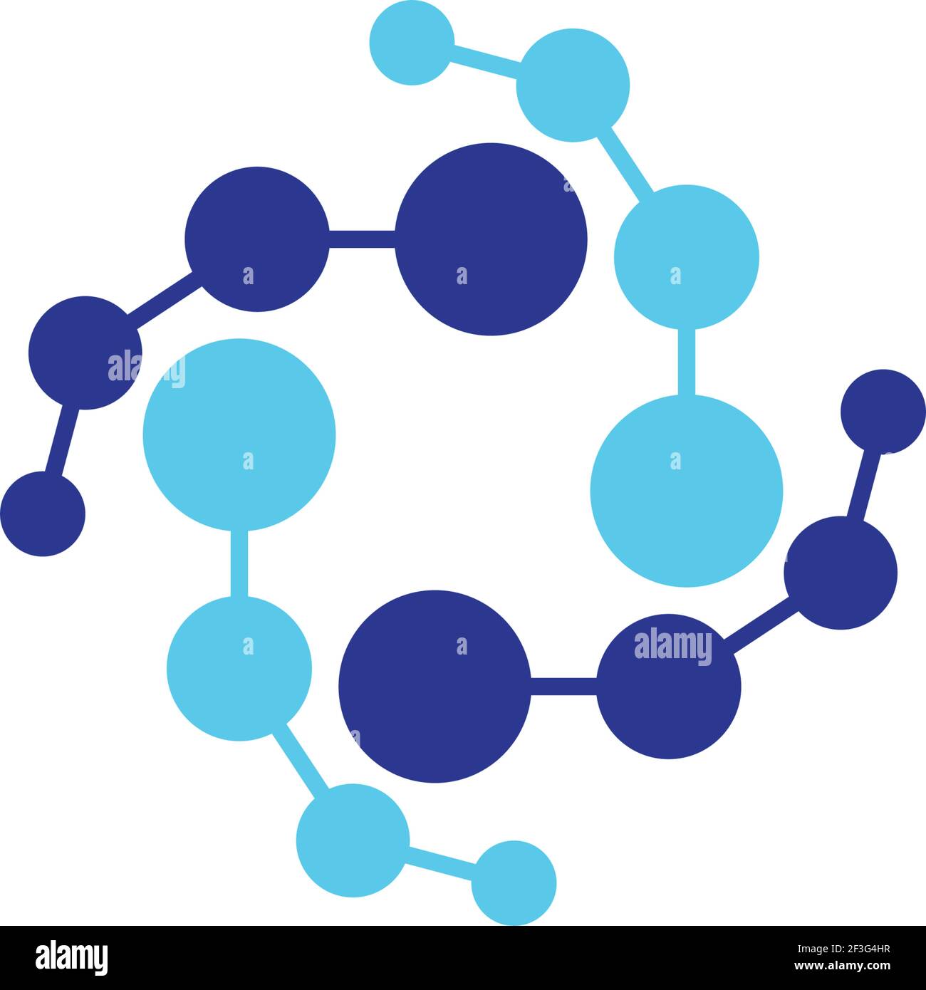 Molecule logo template vector icon illustration design Stock Vector ...