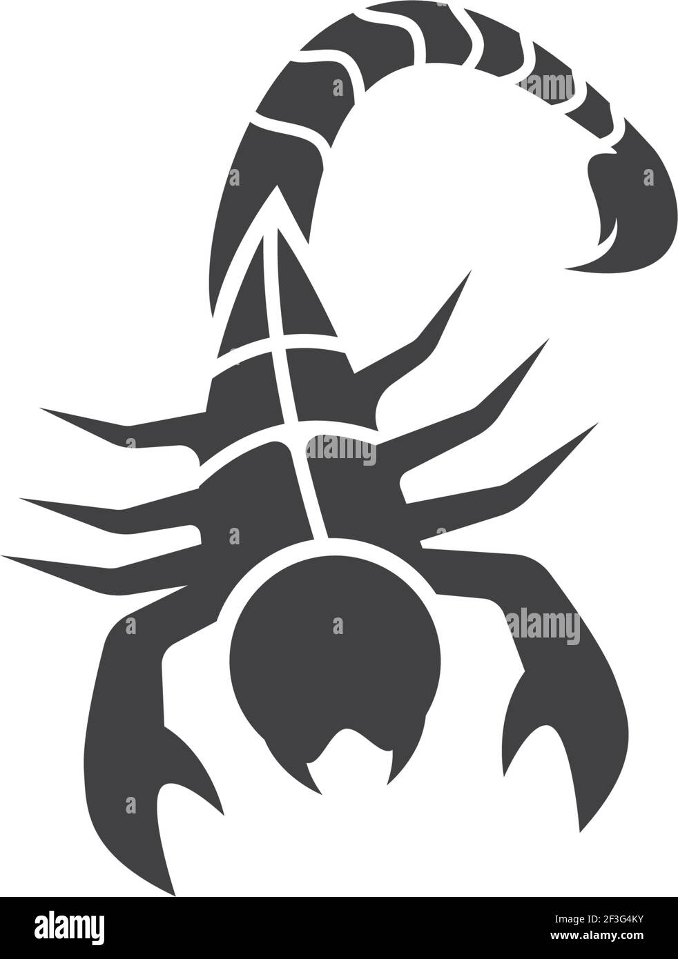 Scorpion logo template vector illustration Stock Vector