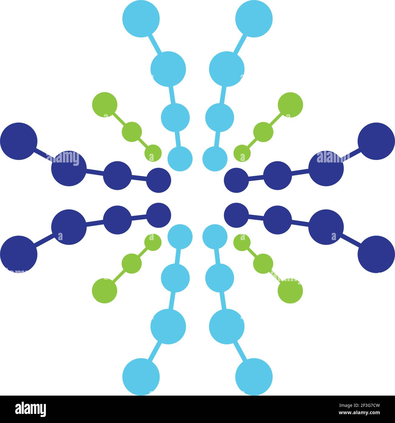 Molecule logo template vector icon illustration design Stock Vector ...